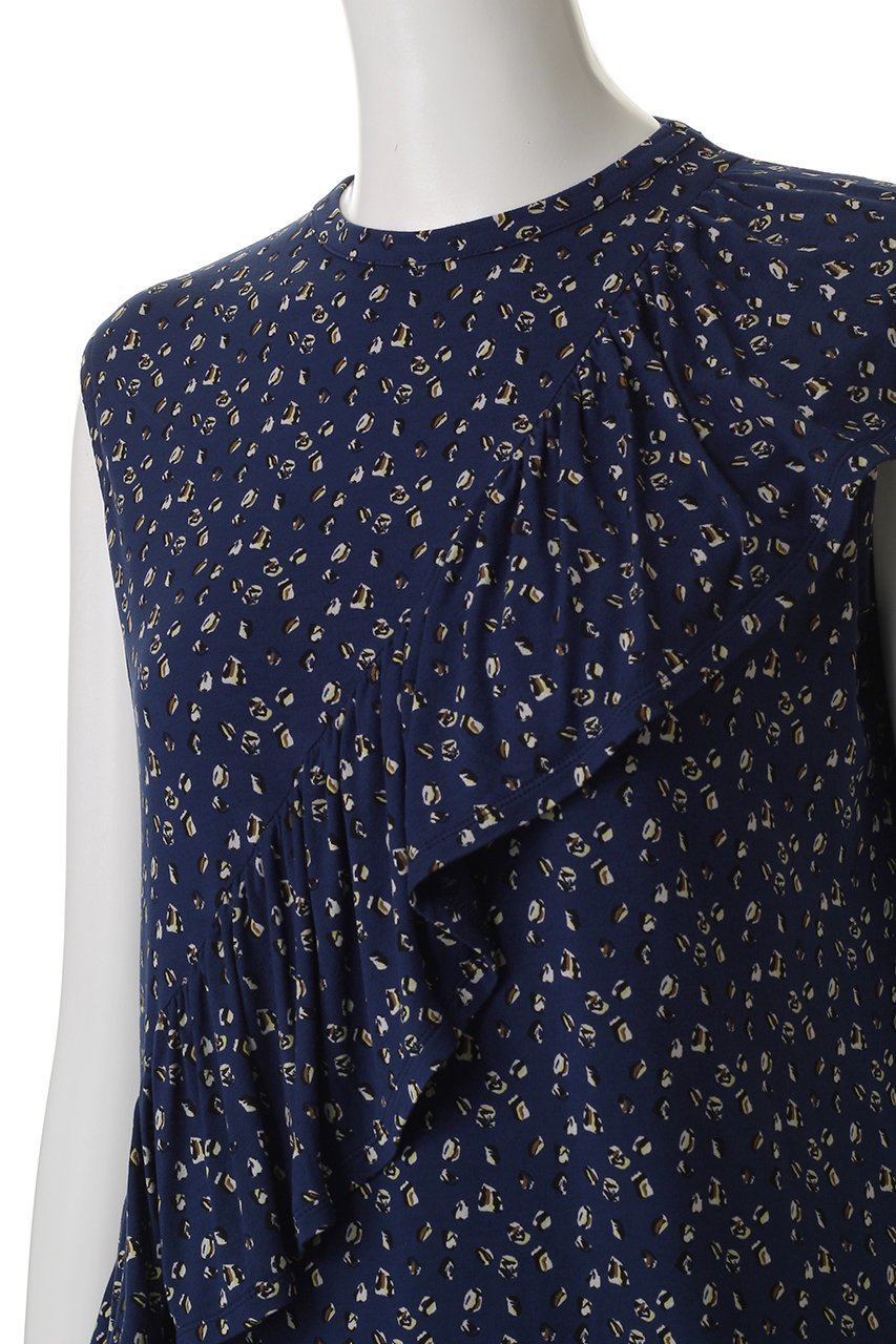 【スリー ドッツ/three dots】のトラベルライン ラッフルタンク 人気、トレンドファッション・服の通販 founy(ファニー) 　ファッション　Fashion　レディースファッション　Fashion for Women　トップス・カットソー　Cut & Sew Tops　キャミソール&ノースリーブ　Camisoles & Sleeveless Tops　シャツ・ブラウス・オフィスカジュアル　Elegant Blouses & Button-Ups　ロングTシャツ・Tシャツ　Longline T-Shirts & Tees　カットソー・ベーシックTシャツ　Cut-and-Sewn Tops / Stretch Tees & Basics　おすすめ　Recommended / Our Picks　キャミソール　Camisole, Spaghetti Strap Top　セットアップ　Set-Up, Coordinated Outfit　タンク　Tank Top, Sleeveless Top　トラベル　Travel, Travel Gear　フロント　Front, Front Design　ラッフル　Ruffle, Frill　other-5|ID: prp329100004497711 ipo3291000000032849982