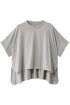 【スリー ドッツ/three dots】のミルキージャージー ワイドTシャツ 人気、トレンドファッション・服の通販 founy(ファニー) ファッション Fashion レディースファッション Fashion for Women トップス・カットソー Cut & Sew Tops シャツ・ブラウス・オフィスカジュアル Elegant Blouses & Button-Ups ロングTシャツ・Tシャツ Longline T-Shirts & Tees カットソー・ベーシックTシャツ Cut-and-Sewn Tops / Stretch Tees & Basics なめらか Smooth, Silky Texture ショート Short, Short Length スリーブ Sleeve, Long Sleeve / Short Sleeve ドレープ Drape, Draping Fabric ハーフ Half, Half-Length ヘムライン Hemline, Bottom Cut ワイド Wide, Wide Fit thumbnail ライトグレー|ID: prp329100004497712 ipo3291000000032850008