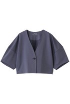 【スリー ドッツ/three dots】のセラミックテリー ボタンカーディガン ナイトシャドウブルー|ID: prp329100004497715 ipo3291000000032850058