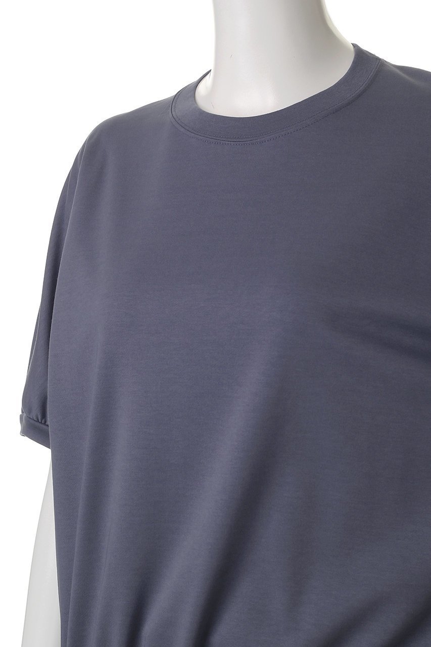 【スリー ドッツ/three dots】のセラミックテリー コクーントップス 人気、トレンドファッション・服の通販 founy(ファニー) 　ファッション　Fashion　レディースファッション　Fashion for Women　トップス・カットソー　Cut & Sew Tops　シャツ・ブラウス・オフィスカジュアル　Elegant Blouses & Button-Ups　ロングTシャツ・Tシャツ　Longline T-Shirts & Tees　カットソー・ベーシックTシャツ　Cut-and-Sewn Tops / Stretch Tees & Basics　カットソー　Cut and Sewn Top　ショート　Short, Short Length　シルケット　Silket, Silky Cotton　スウェット / スエット　Sweatshirt, Sweatwear　スリーブ　Sleeve, Long Sleeve / Short Sleeve　エレガント 上品　Elegant　other-5|ID: prp329100004497716 ipo3291000000032850128