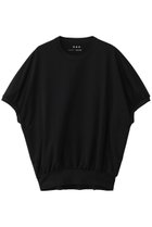 【スリー ドッツ/three dots】のセラミックテリー コクーントップス ブラック|ID: prp329100004497716 ipo3291000000036007020