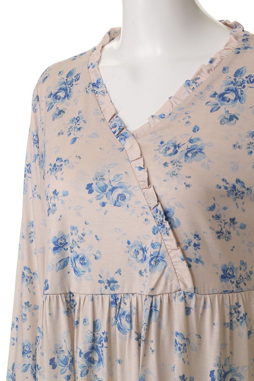 【キッドブルー/KID BLUE】の25シルクローズプリントナイティ 人気、トレンドファッション・服の通販 founy(ファニー) 　ファッション　Fashion　レディースファッション　Fashion for Women　シルク　Silk, 100% Silk　パジャマ　Pajamas, Sleepwear　プリント　Print, Printed Pattern　ローズ　Rose, Rose Motif　エレガント 上品　Elegant　other-5|ID: prp329100004497721 ipo3291000000032833719