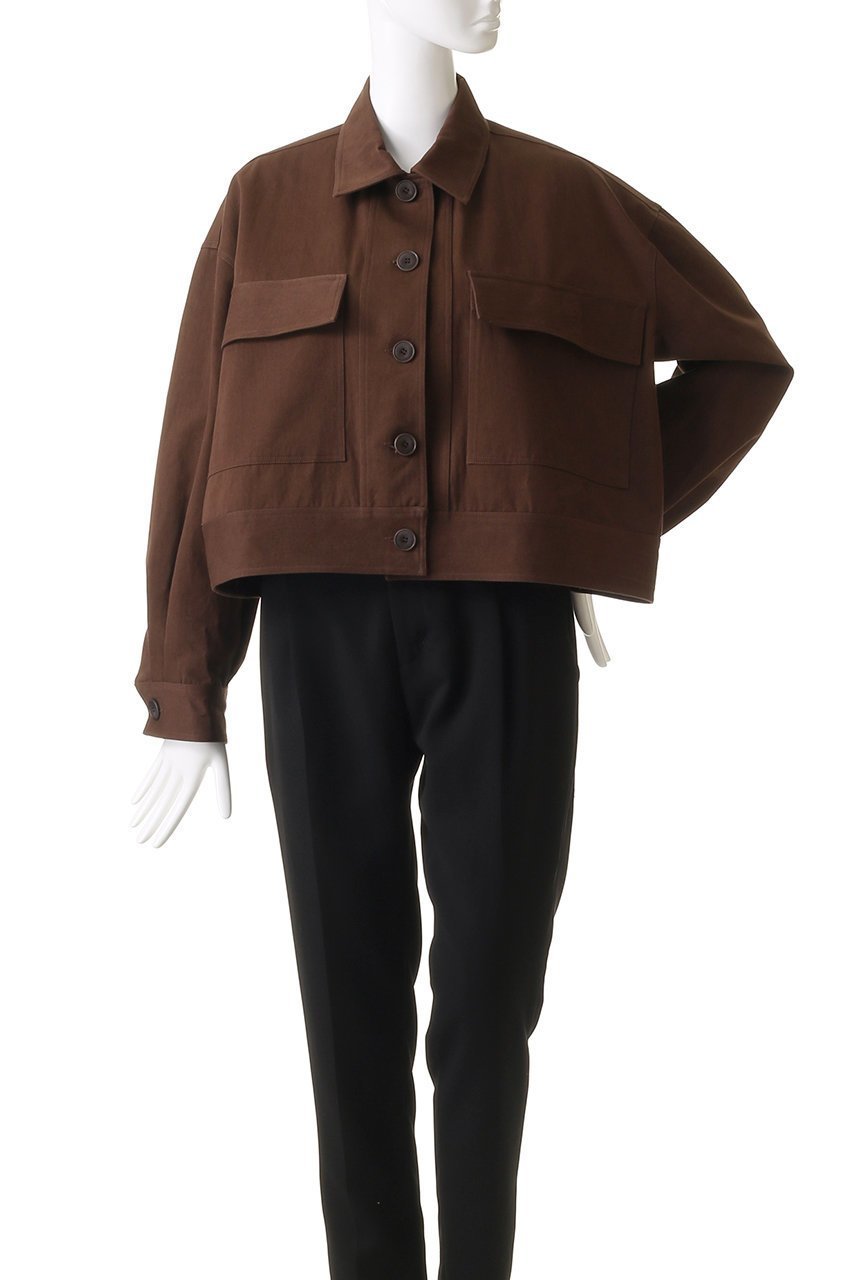 【サードマガジン/THIRD MAGAZINE】の【cus】コットンボクシージャケット 人気、トレンドファッション・服の通販 founy(ファニー) 　ファッション　Fashion　レディースファッション　Fashion for Women　アウター　Coat / Outerwear Collection　レディースジャケット・軽アウター　Jackets　ショート　Short, Short Length　ジャケット　Jacket, Outerwear　トレンド　Trend, Trending Now　フラップ　Flap, Flap Pocket　ポケット　Pocket, Pocket Detail　再入荷　Restock / Back in Stock　other-2|ID: prp329100004497725 ipo3291000000032707663