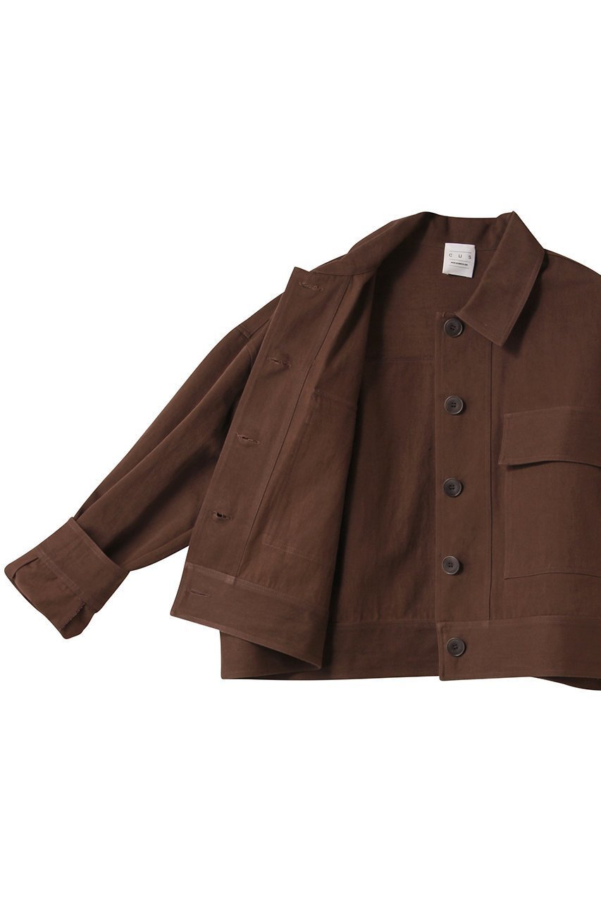 【サードマガジン/THIRD MAGAZINE】の【cus】コットンボクシージャケット 人気、トレンドファッション・服の通販 founy(ファニー) 　ファッション　Fashion　レディースファッション　Fashion for Women　アウター　Coat / Outerwear Collection　レディースジャケット・軽アウター　Jackets　ショート　Short, Short Length　ジャケット　Jacket, Outerwear　トレンド　Trend, Trending Now　フラップ　Flap, Flap Pocket　ポケット　Pocket, Pocket Detail　再入荷　Restock / Back in Stock　other-6|ID: prp329100004497725 ipo3291000000032707667