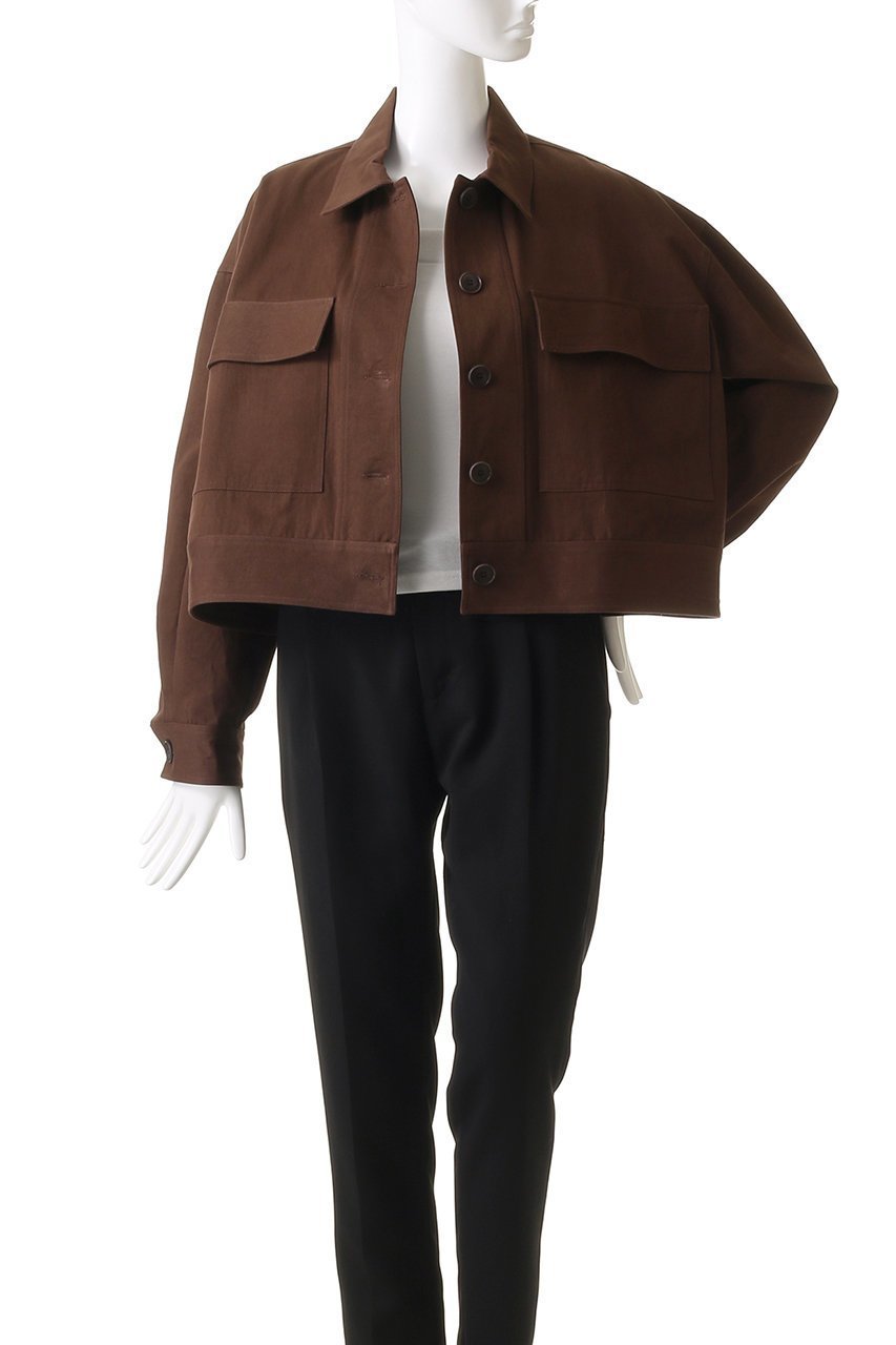 【サードマガジン/THIRD MAGAZINE】の【cus】コットンボクシージャケット 人気、トレンドファッション・服の通販 founy(ファニー) 　ファッション　Fashion　レディースファッション　Fashion for Women　アウター　Coat / Outerwear Collection　レディースジャケット・軽アウター　Jackets　ショート　Short, Short Length　ジャケット　Jacket, Outerwear　トレンド　Trend, Trending Now　フラップ　Flap, Flap Pocket　ポケット　Pocket, Pocket Detail　再入荷　Restock / Back in Stock　other-7|ID: prp329100004497725 ipo3291000000032707668