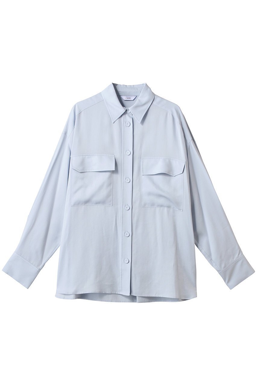 【サードマガジン/THIRD MAGAZINE】の【ORR】フラップポケットシャツ インテリア・キッズ・メンズ・レディースファッション・服の通販 founy(ファニー) 　ファッション　Fashion　レディースファッション　WOMEN　トップス・カットソー　Tops/Tshirt　シャツ/ブラウス　Shirts/Blouses　クラシック　Classic　シンプル　Simple　スリーブ　Sleeve　フラップ　Flap　ポケット　Pocket　ロング　Long　NEW・新作・新着・新入荷　New Arrivals　長袖　Long Sleeve　ブルー|ID: prp329100004497729 ipo3291000000031729439