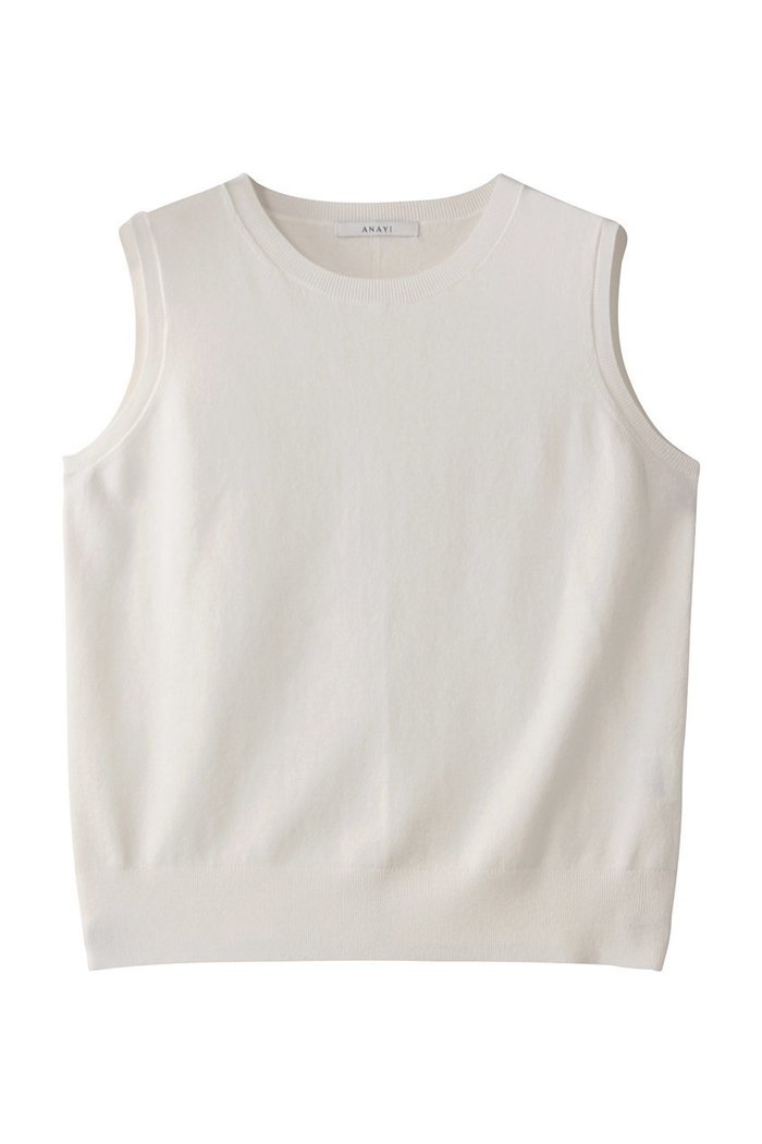 【アナイ/ANAYI】のシルクコットンボックスノースリーブ インテリア・キッズ・メンズ・レディースファッション・服の通販 founy(ファニー) https://founy.com/ ファッション Fashion レディースファッション Fashion for Women トップス・カットソー Cut & Sew Tops ニット Knit Tops & Sweaters キャミソール&ノースリーブ Camisoles & Sleeveless Tops カジュアルプルオーバー・ニットトップス Pullovers & Knit Tops / Casual Pullovers なめらか Smooth, Silky Texture シルク Silk, 100% Silk シンプル Simple, Minimal デニム Denim, Jeans Material ノースリーブ Sleeveless, No-Sleeve ボトム Bottoms, Lower Wear 夏 Summer 春 Spring S/S・春夏 SS, Spring/Summer, Warm Season |ID: prp329100004497730 ipo3291000000032924827