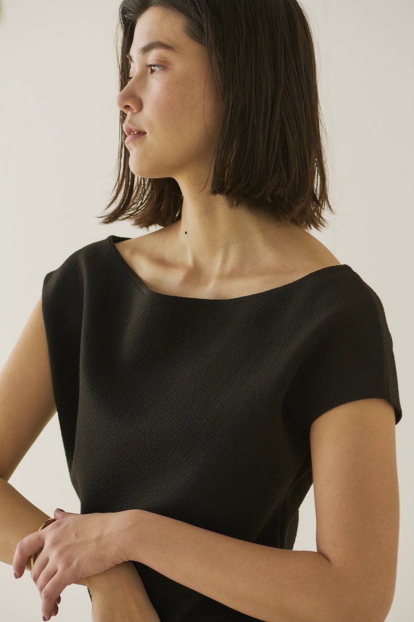 【ジェイドット/j.】の尾州ジャージーアシメショルダートップス 人気、トレンドファッション・服の通販 founy(ファニー) 　ファッション　Fashion　レディースファッション　Fashion for Women　トップス・カットソー　Cut & Sew Tops　シャツ・ブラウス・オフィスカジュアル　Elegant Blouses & Button-Ups　ロングTシャツ・Tシャツ　Longline T-Shirts & Tees　カットソー・ベーシックTシャツ　Cut-and-Sewn Tops / Stretch Tees & Basics　シェイプ　Shape, Slim Fit　ショート　Short, Short Length　スリーブ　Sleeve, Long Sleeve / Short Sleeve　フェミニン　Feminine, Girly　フォーマル　Formal, Dressy　フレア　Flare, Flared　マニッシュ　Mannish, Boyish　other-8|ID: prp329100004497732 ipo3291000000035472443