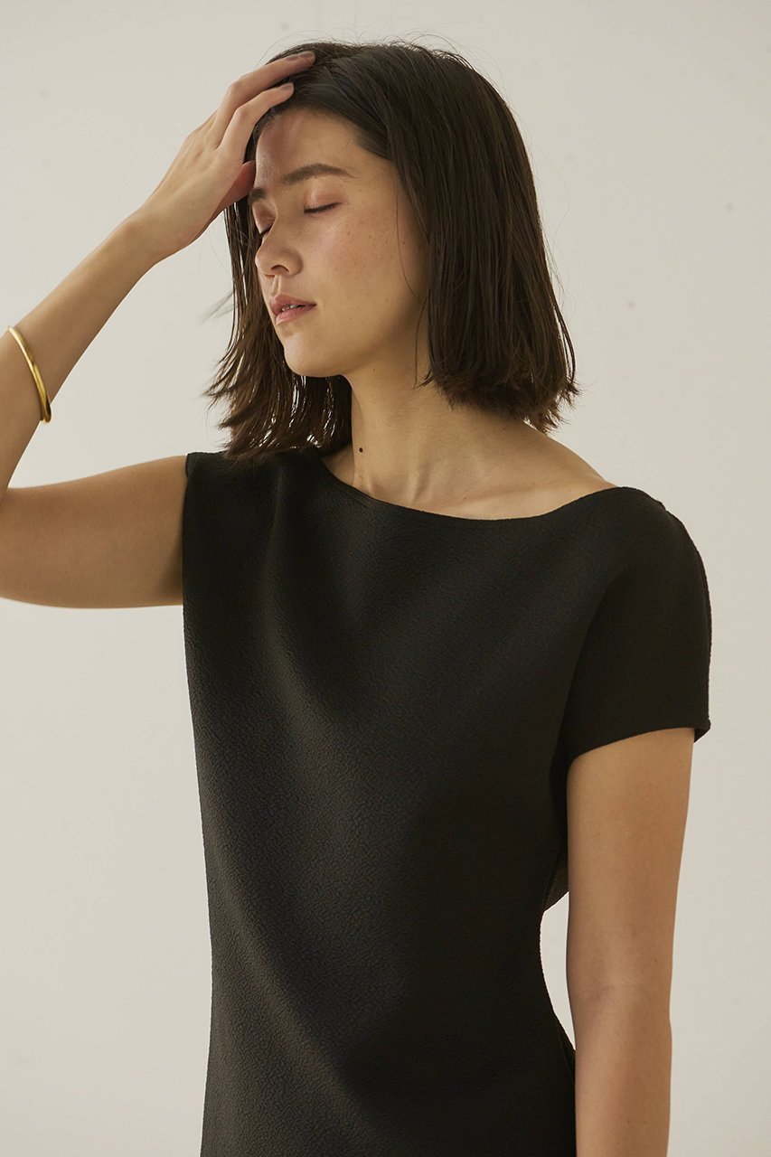 【ジェイドット/j.】の尾州ジャージーアシメショルダートップス 人気、トレンドファッション・服の通販 founy(ファニー) 　ファッション　Fashion　レディースファッション　Fashion for Women　トップス・カットソー　Cut & Sew Tops　シャツ・ブラウス・オフィスカジュアル　Elegant Blouses & Button-Ups　ロングTシャツ・Tシャツ　Longline T-Shirts & Tees　カットソー・ベーシックTシャツ　Cut-and-Sewn Tops / Stretch Tees & Basics　シェイプ　Shape, Slim Fit　ショート　Short, Short Length　スリーブ　Sleeve, Long Sleeve / Short Sleeve　フェミニン　Feminine, Girly　フォーマル　Formal, Dressy　フレア　Flare, Flared　マニッシュ　Mannish, Boyish　other-6|ID: prp329100004497732 ipo3291000000036199960