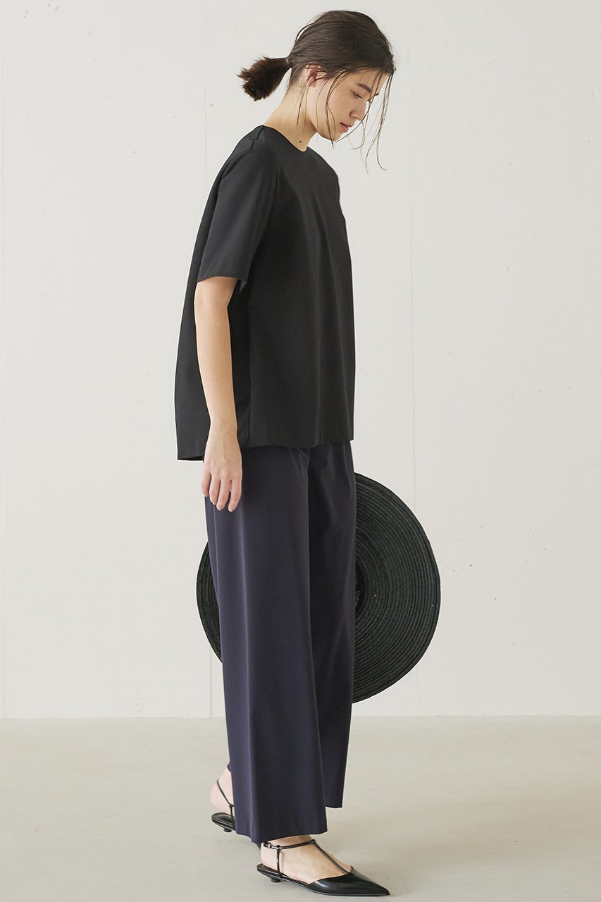 【ジェイドット/j.】のストレッチポンチオーバーサイズT 人気、トレンドファッション・服の通販 founy(ファニー) 　ファッション　Fashion　レディースファッション　WOMEN　トップス・カットソー　Tops/Tshirt　シャツ/ブラウス　Shirts/Blouses　ロング / Tシャツ　T-Shirts　カットソー　Cut and Sewn　なめらか　Smooth　ショート　Short　シンプル　Simple　ストレッチ　Stretch　スリーブ　Sleeve　ドレープ　Drape　エレガント 上品　Elegant　other-6|ID: prp329100004497734 ipo3291000000031791669