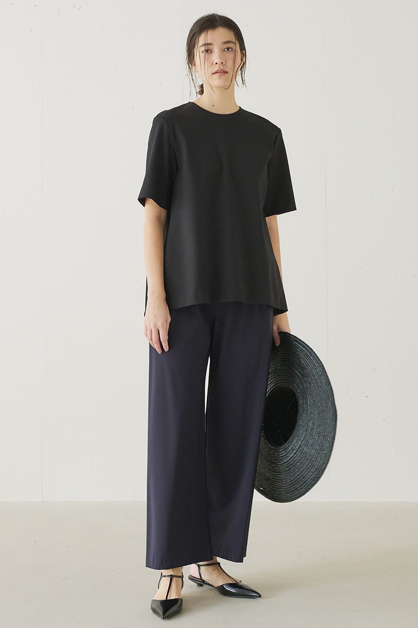 【ジェイドット/j.】のストレッチポンチオーバーサイズT 人気、トレンドファッション・服の通販 founy(ファニー) 　ファッション　Fashion　レディースファッション　WOMEN　トップス・カットソー　Tops/Tshirt　シャツ/ブラウス　Shirts/Blouses　ロング / Tシャツ　T-Shirts　カットソー　Cut and Sewn　なめらか　Smooth　ショート　Short　シンプル　Simple　ストレッチ　Stretch　スリーブ　Sleeve　ドレープ　Drape　エレガント 上品　Elegant　other-8|ID: prp329100004497734 ipo3291000000031791671