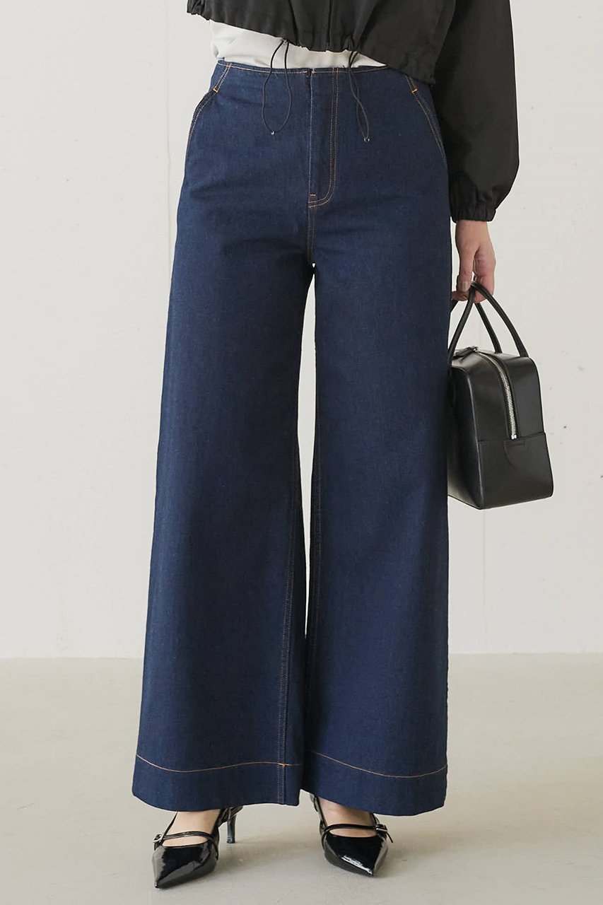 【ジェイドット/j.】のジャパンデニムワイドパンツ 人気、トレンドファッション・服の通販 founy(ファニー) 　ファッション　Fashion　レディースファッション　Fashion for Women　パンツ　Pants & Trousers　デニムパンツ・ジーンズ・美脚デニム　Denim Jeans & Pants　デニム　Denim, Jeans Material　トレンド　Trend, Trending Now　ワイド　Wide, Wide Fit　other-6|ID: prp329100004497735 ipo3291000000031791672