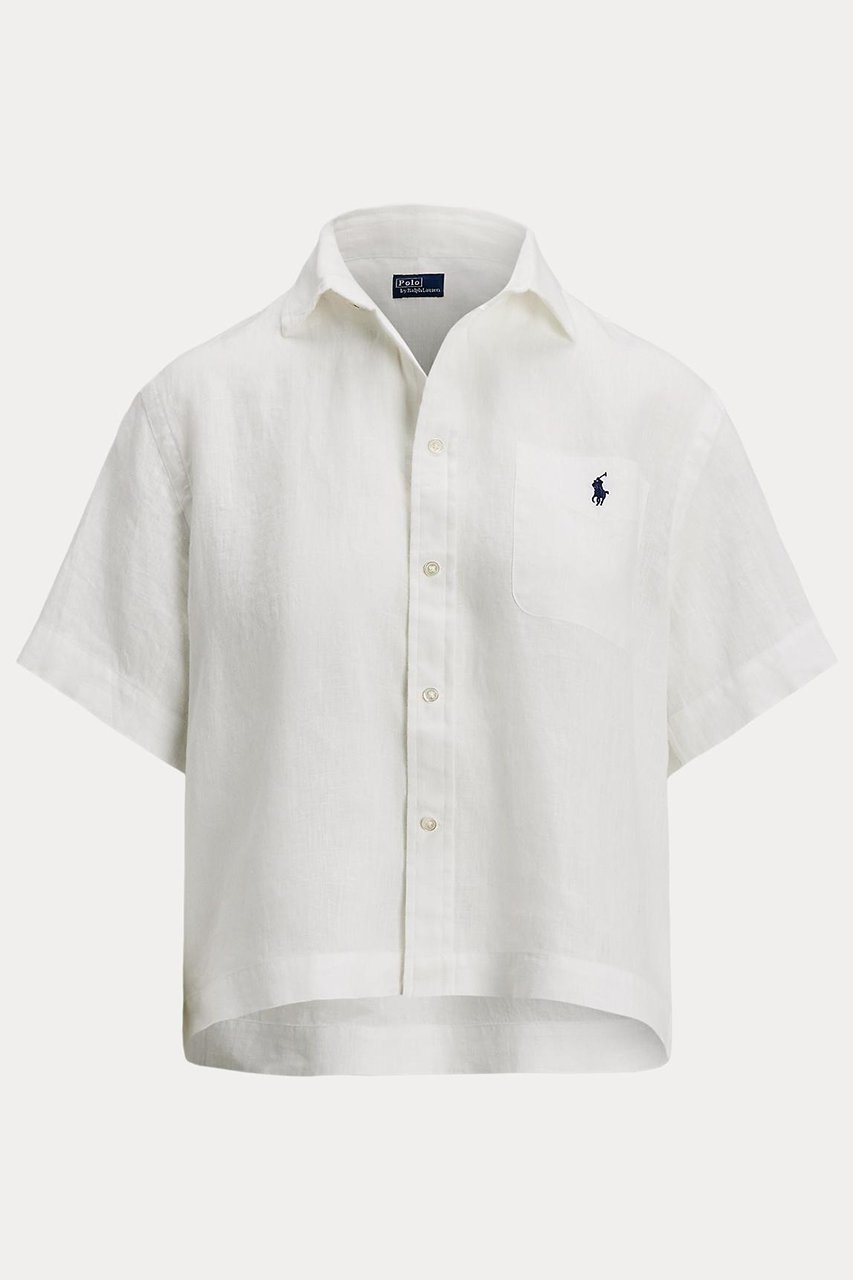 【ラルフローレン/RALPH LAUREN】の【POLO RALPH LAUREN】リネン ショートスリーブ シャツ 人気、トレンドファッション・服の通販 founy(ファニー) 　ファッション　Fashion　レディースファッション　WOMEN　トップス・カットソー　Tops/Tshirt　シャツ/ブラウス　Shirts/Blouses　ショート　Short　シンプル　Simple　スリーブ　Sleeve　デニム　Denim　リネン　Linen　エレガント 上品　Elegant　半袖　Short Sleeve　夏　Summer　 other-1|ID: prp329100004499180 ipo3291000000031741479