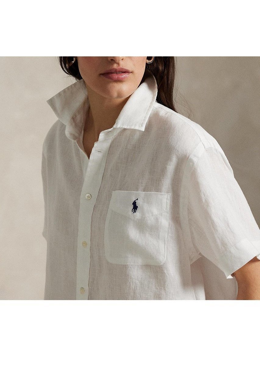 【ラルフローレン/RALPH LAUREN】の【POLO RALPH LAUREN】リネン ショートスリーブ シャツ 人気、トレンドファッション・服の通販 founy(ファニー) 　ファッション　Fashion　レディースファッション　WOMEN　トップス・カットソー　Tops/Tshirt　シャツ/ブラウス　Shirts/Blouses　ショート　Short　シンプル　Simple　スリーブ　Sleeve　デニム　Denim　リネン　Linen　エレガント 上品　Elegant　半袖　Short Sleeve　夏　Summer　other-3|ID: prp329100004499180 ipo3291000000031741482