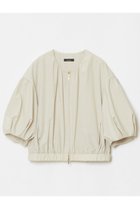 【アルアバイル/allureville】のマットタフタショートブルゾン ライトベージュ|ID: prp329100004499191 ipo3291000000032707906