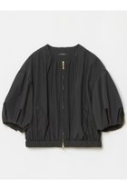 【アルアバイル/allureville】のマットタフタショートブルゾン ブラック|ID: prp329100004499191 ipo3291000000032707908