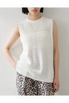 【ウィムガゼット/Whim Gazette】のクルーネックニットベスト 人気、トレンドファッション・服の通販 founy(ファニー) ファッション Fashion レディースファッション WOMEN トップス・カットソー Tops/Tshirt ニット Knit Tops ベスト/ジレ Gilets/Vests プルオーバー Pullover 吸水 Water Absorption 抗菌 Antibacterial ベスト Vest NEW・新作・新着・新入荷 New Arrivals thumbnail オフホワイト|ID: prp329100004499194 ipo3291000000031741621