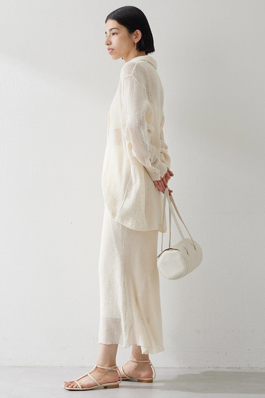【ウィムガゼット/Whim Gazette】のメッシュカラミシャツ 人気、トレンドファッション・服の通販 founy(ファニー) 　ファッション　Fashion　レディースファッション　Fashion for Women　トップス・カットソー　Cut & Sew Tops　シャツ・ブラウス・オフィスカジュアル　Elegant Blouses & Button-Ups　おすすめ　Recommended / Our Picks　インナー　Innerwear　スリーブ　Sleeve, Long Sleeve / Short Sleeve　セットアップ　Set-Up, Coordinated Outfit　メッシュ　Mesh, Net Fabric　レース　Lace, Lace Fabric　ロング　Long, Long-Length　夏　Summer　春　Spring　S/S・春夏　SS, Spring/Summer, Warm Season　other-3|ID: prp329100004499195 ipo3291000000032810620