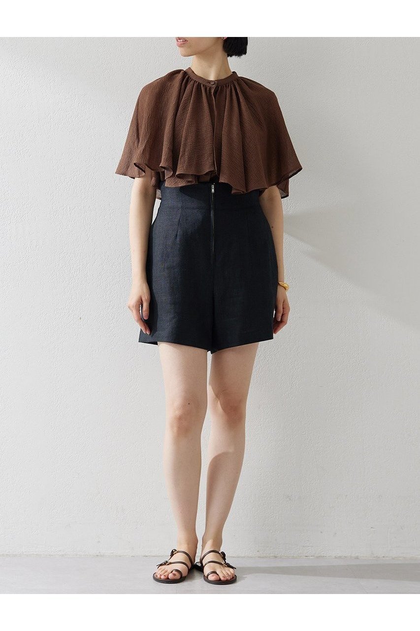 【ウィムガゼット/Whim Gazette】のケープブラウス 人気、トレンドファッション・服の通販 founy(ファニー) 　ファッション　Fashion　レディースファッション　Fashion for Women　トップス・カットソー　Cut & Sew Tops　シャツ・ブラウス・オフィスカジュアル　Elegant Blouses & Button-Ups　エレガント 上品　Elegant　ショート　Short, Short Length　スリーブ　Sleeve, Long Sleeve / Short Sleeve　ボトム　Bottoms, Lower Wear　other-2|ID: prp329100004499196 ipo3291000000031741642