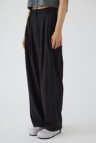 【リムアーク/RIM.ARK】のW tuck wide slacks/パンツ 人気、トレンドファッション・服の通販 founy(ファニー) ファッション Fashion レディースファッション Fashion for Women パンツ Pants & Trousers クール Cool, Chic ストレッチ Stretch, Stretchy Fabric スラックス Slacks, Dress Pants テーパード Tapered, Tapered Pants ドレープ Drape, Draping Fabric マニッシュ Mannish, Boyish ワイド Wide, Wide Fit thumbnail ブラック|ID: prp329100004499202 ipo3291000000032916296