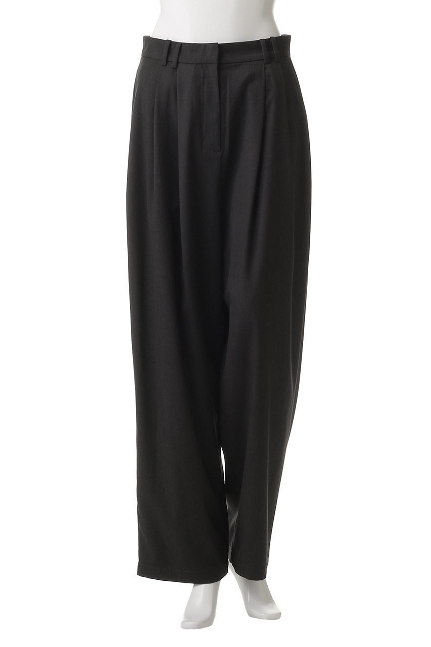 【リムアーク/RIM.ARK】のW tuck wide slacks/パンツ 人気、トレンドファッション・服の通販 founy(ファニー) 　ファッション　Fashion　レディースファッション　Fashion for Women　パンツ　Pants & Trousers　クール　Cool, Chic　ストレッチ　Stretch, Stretchy Fabric　スラックス　Slacks, Dress Pants　テーパード　Tapered, Tapered Pants　ドレープ　Drape, Draping Fabric　マニッシュ　Mannish, Boyish　ワイド　Wide, Wide Fit　other-2|ID: prp329100004499202 ipo3291000000035419520