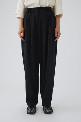 【リムアーク/RIM.ARK】 W tuck wide slacks/パンツ人気、トレンドファッション・服の通販 founy(ファニー) ファッション Fashion レディースファッション Fashion for Women パンツ Pants & Trousers クール Cool, Chic ストレッチ Stretch, Stretchy Fabric スラックス Slacks, Dress Pants テーパード Tapered, Tapered Pants ドレープ Drape, Draping Fabric マニッシュ Mannish, Boyish ワイド Wide, Wide Fit |ID:prp329100004499202