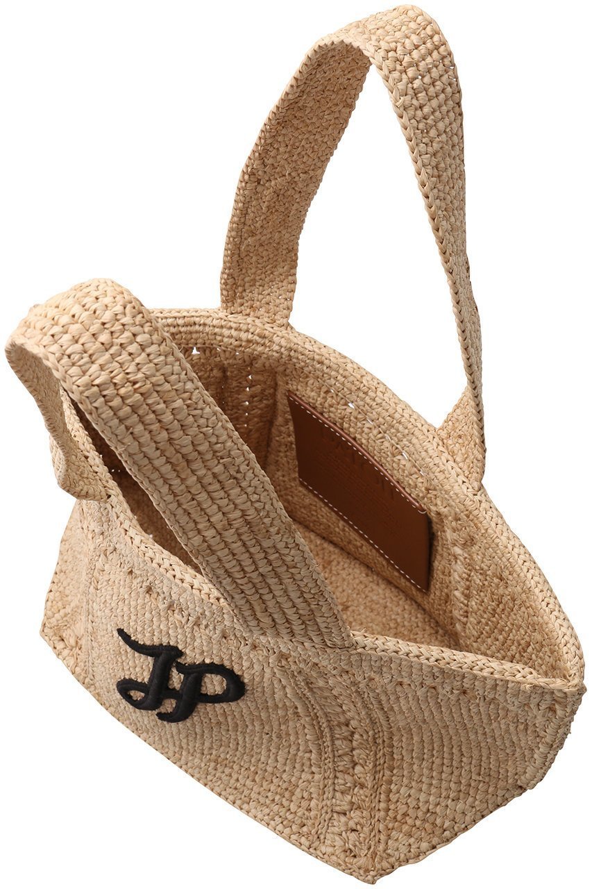 【パトゥ/PATOU】のトラピーズトートバッグ 人気、トレンドファッション・服の通販 founy(ファニー) 　ファッション　Fashion　レディースファッション　Fashion for Women　バッグ　Bags　コンパクト　Compact, Small Size　スタイリッシュ　Stylish, Fashionable　フォルム　Silhouette, Form　ラフィア　Raffia, Natural Straw　ワンポイント　One Point, Statement Accent　夏　Summer　春　Spring　S/S・春夏　SS, Spring/Summer, Warm Season　other-5|ID: prp329100004499211 ipo3291000000032778430