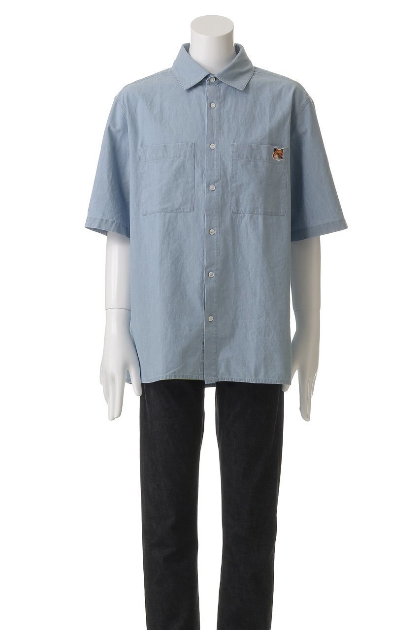 【メゾン キツネ/MAISON KITSUNE / MEN】の【MEN】RELAXED SHORT SLEEVE シャツ 人気、トレンドファッション・服の通販 founy(ファニー) 　ファッション　Fashion　メンズファッション　Fashion for Men　ショート　Short, Short Length　スリーブ　Sleeve, Long Sleeve / Short Sleeve　フォックス　Fox, Fox Fur　リラックス　Relax, Relaxed Fit　夏　Summer　春　Spring　S/S・春夏　SS, Spring/Summer, Warm Season　羽織　Haori, Light Jacket　other-2|ID: prp329100004499215 ipo3291000000032908986
