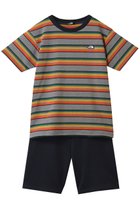 【ザ ノース フェイス/THE NORTH FACE / KIDS】の【KIDS】キッズ ショートスリーブボーダーテントティー&ショート アーバンネイビー2|ID:prp329100004499221