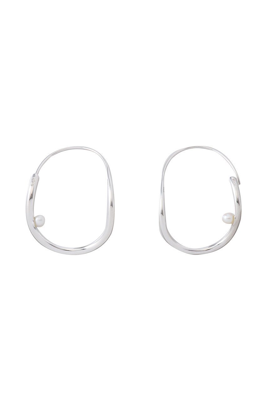 【バージュエリー/BAR Jewellery】のPIEGA ピアス WITH PEARL インテリア・キッズ・メンズ・レディースファッション・服の通販 founy(ファニー) 　ファッション　Fashion　レディースファッション　Fashion for Women　ジュエリー　Jewelry　ファッションリング　Fashion Rings　イヤリング・フープ・ドロップタイプ　Hoop, Drop & Clip Earrings　イタリア　Italy　イヤリング　Earrings　パール　Pearl, Pearl Accent　フープ　Hoop, Hoop Earrings　メタル　Metal, Metal Parts　シルバー|ID: prp329100004499235 ipo3291000000036073249