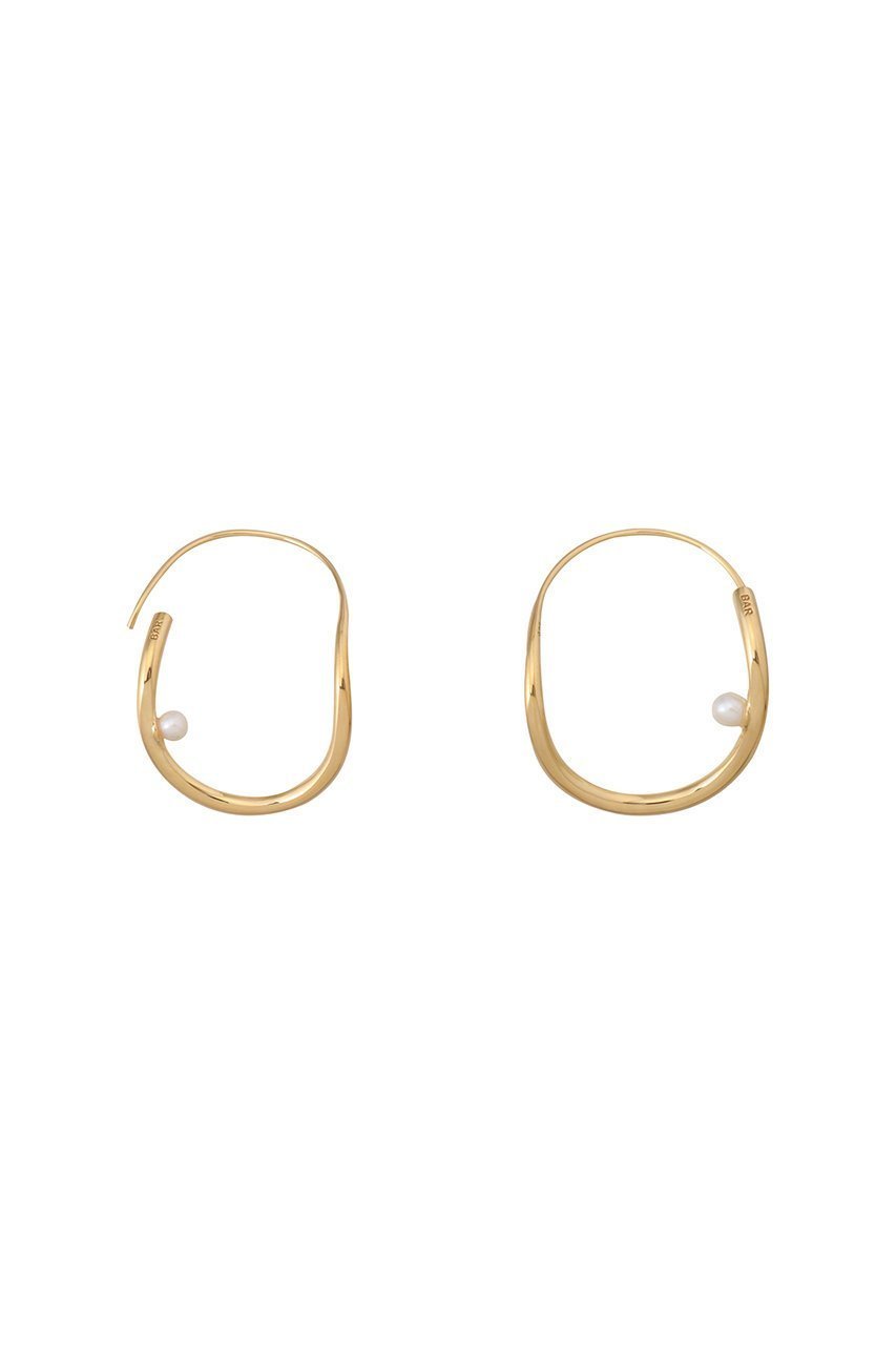 【バージュエリー/BAR Jewellery】のPIEGA ピアス WITH PEARL インテリア・キッズ・メンズ・レディースファッション・服の通販 founy(ファニー) 　ファッション　Fashion　レディースファッション　WOMEN　ジュエリー　Jewelry　リング　Rings　イヤリング　Earrings　イタリア　Italy　イヤリング　Earrings　パール　Pearl　フォルム　Form　エレガント 上品　Elegant　ゴールド|ID: prp329100004499236 ipo3291000000031741937