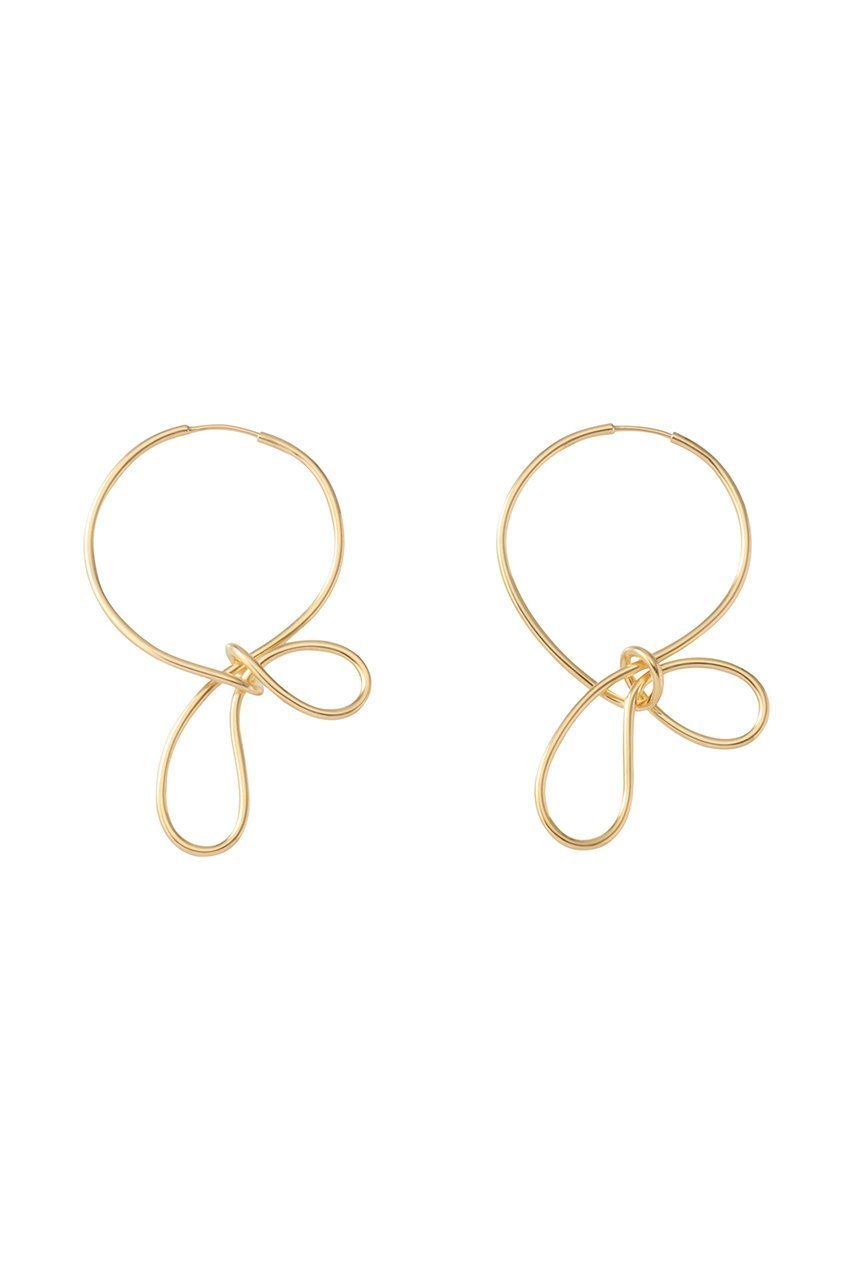 【バージュエリー/BAR Jewellery】のSMALL FIOCCO ピアス インテリア・キッズ・メンズ・レディースファッション・服の通販 founy(ファニー) 　ファッション　Fashion　レディースファッション　Fashion for Women　ジュエリー　Jewelry　ファッションリング　Fashion Rings　イヤリング・フープ・ドロップタイプ　Hoop, Drop & Clip Earrings　イタリア　Italy　イヤリング　Earrings　クラシック　Classic, Timeless Style　フェミニン　Feminine, Girly　リボン　Ribbon, Bow　エレガント 上品　Elegant　ゴールド|ID: prp329100004499239 ipo3291000000035974398