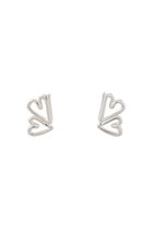 【バージュエリー/BAR Jewellery】のTWO HEARTS ピアス シルバー|ID: prp329100004499242 ipo3291000000031741975