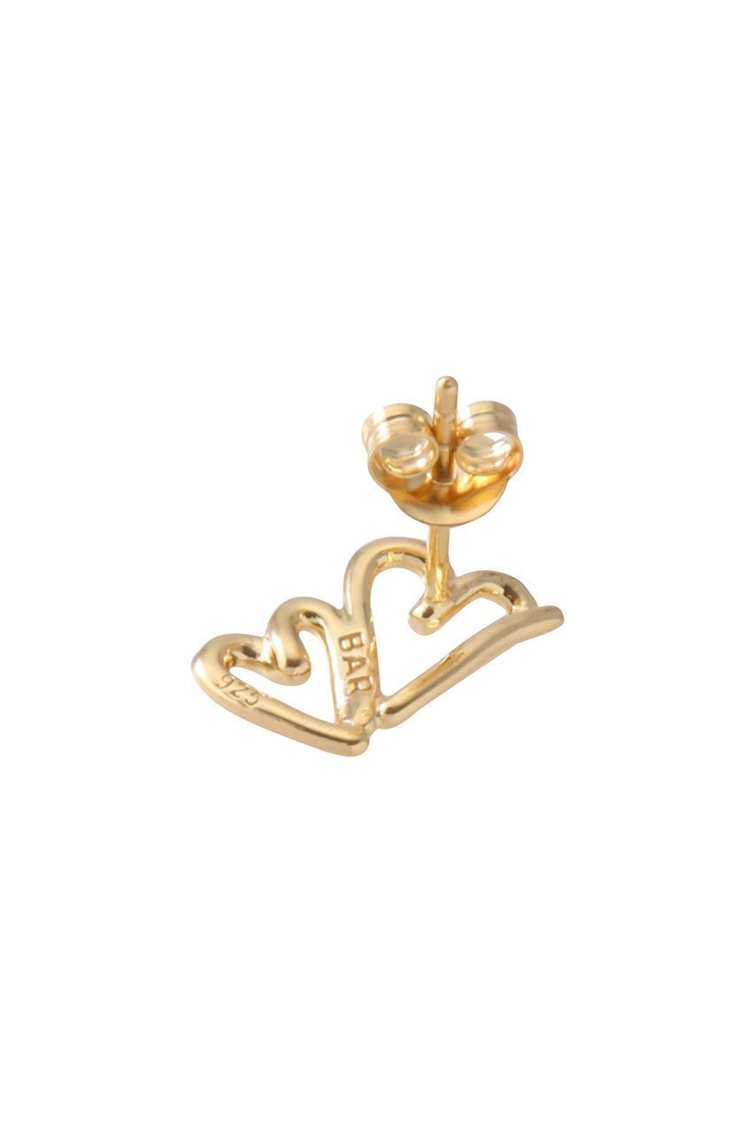 【バージュエリー/BAR Jewellery】のTWO HEARTS ピアス 人気、トレンドファッション・服の通販 founy(ファニー) 　ファッション　Fashion　レディースファッション　WOMEN　ジュエリー　Jewelry　リング　Rings　イヤリング　Earrings　おすすめ　Recommend　イヤリング　Earrings　エレガント 上品　Elegant　デニム　Denim　ネックレス　Necklace　フォルム　Form　リュクス　Luxe　NEW・新作・新着・新入荷　New Arrivals　other-4|ID: prp329100004499243 ipo3291000000031741984