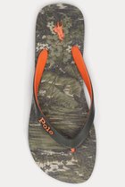 【ラルフローレン/RALPH LAUREN / MEN】の【MEN】【POLO RALPH LAUREN】ボルト プリント フリップフロップ オリーブ|ID:prp329100004499248