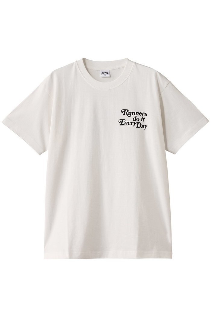 【エリオポール/heliopole】の【PROGRESS RUNNING CLUB】RUNNER DO IT EVERY DAY Tシャツ インテリア・キッズ・メンズ・レディースファッション・服の通販 founy(ファニー) https://founy.com/ ファッション Fashion レディースファッション Fashion for Women トップス・カットソー Cut & Sew Tops シャツ・ブラウス・オフィスカジュアル Elegant Blouses & Button-Ups ロングTシャツ・Tシャツ Longline T-Shirts & Tees カットソー・ベーシックTシャツ Cut-and-Sewn Tops / Stretch Tees & Basics おすすめ Recommended / Our Picks インナー Innerwear ショート Short, Short Length シンプル Simple, Minimal スリーブ Sleeve, Long Sleeve / Short Sleeve プリント Print, Printed Pattern ベーシック Basic, Essential |ID: prp329100004499251 ipo3291000000032847783