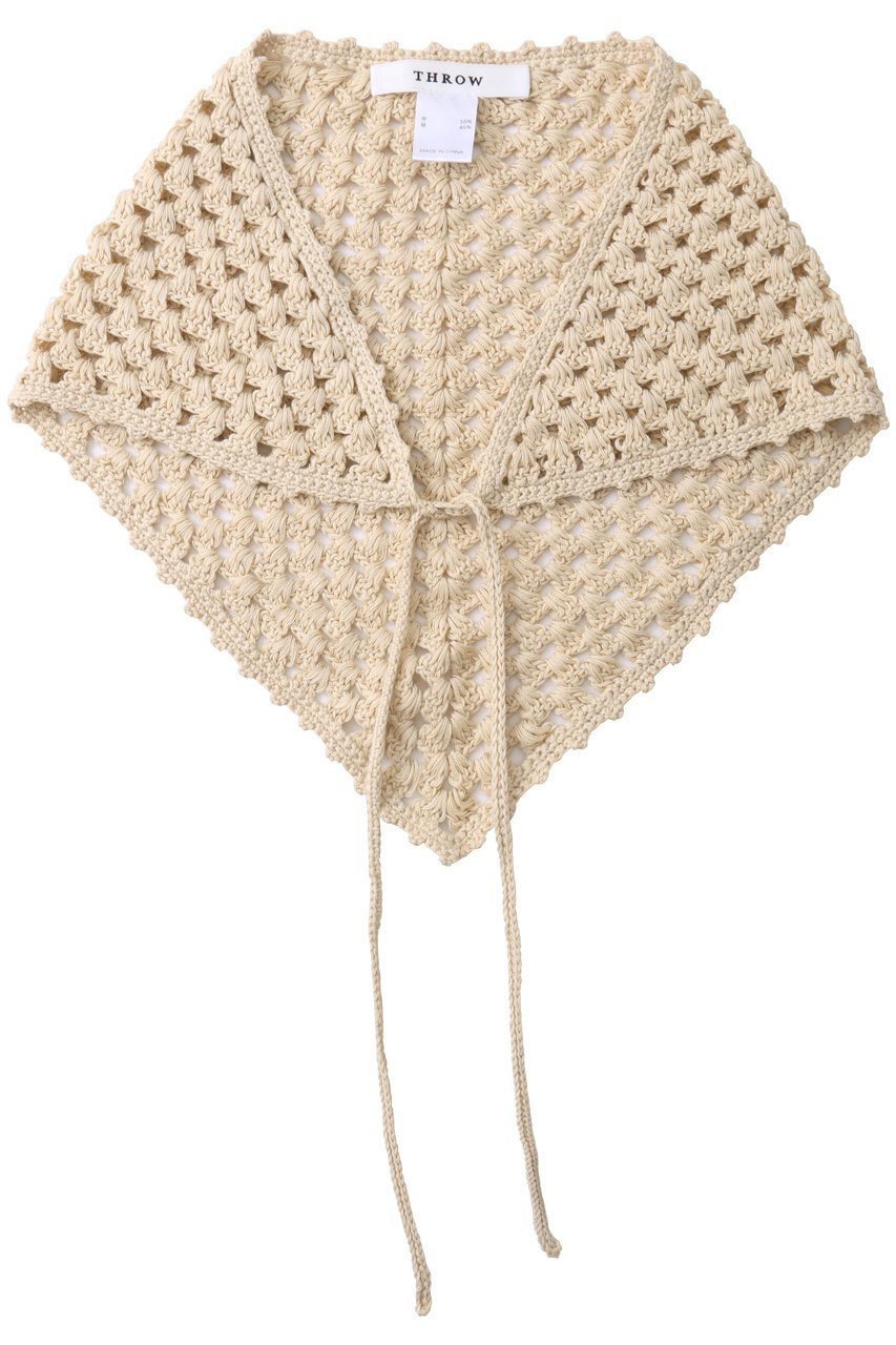 【ウィムガゼット/Whim Gazette】の【THROW】Crochet Scarf インテリア・キッズ・メンズ・レディースファッション・服の通販 founy(ファニー) 　ファッション　Fashion　レディースファッション　Ladies' Fashion Online　ストール　Scarves　マフラー　Mufflers　シンプル　Simple　スカーフ　Scarf　ストール　Stall　トライアングル　Triangle　トレンド　Trend　マフラー　Scarf　夏　Summer　春　Spring　S/S・春夏　Ss・Spring/Summer　オフホワイト|ID: prp329100004499258 ipo3291000000032512779