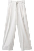 【アルアバイル/allureville】のシェルタリングタックワイドパンツ ホワイト|ID: prp329100004499266 ipo3291000000032901585