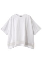 【ミズイロ インド/mizuiro ind】のmesh mix wide P/O プルオーバー off white|ID: prp329100004499268 ipo3291000000031901227