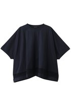 【ミズイロ インド/mizuiro ind】のmesh mix wide P/O プルオーバー navy|ID: prp329100004499268 ipo3291000000031901229