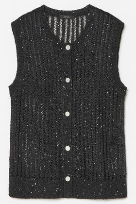 【アルアバイル/allureville】 スパンコールメッシュプルオーバー人気、トレンドファッション・服の通販 founy(ファニー) ファッション Fashion レディースファッション Fashion for Women トップス・カットソー Cut & Sew Tops ニット Knit Tops & Sweaters カジュアルプルオーバー・ニットトップス Pullovers & Knit Tops / Casual Pullovers おすすめ Recommended / Our Picks スパンコール Sequins, Sequin Embellishment タンク Tank Top, Sleeveless Top フロント Front, Front Design メッシュ Mesh, Net Fabric 再入荷 Restock / Back in Stock |ID:prp329100004499272