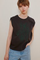 【アルアバイル/allureville】のボタニカル刺繍Tシャツ チャコールグレー|ID: prp329100004499274 ipo3291000000032707541