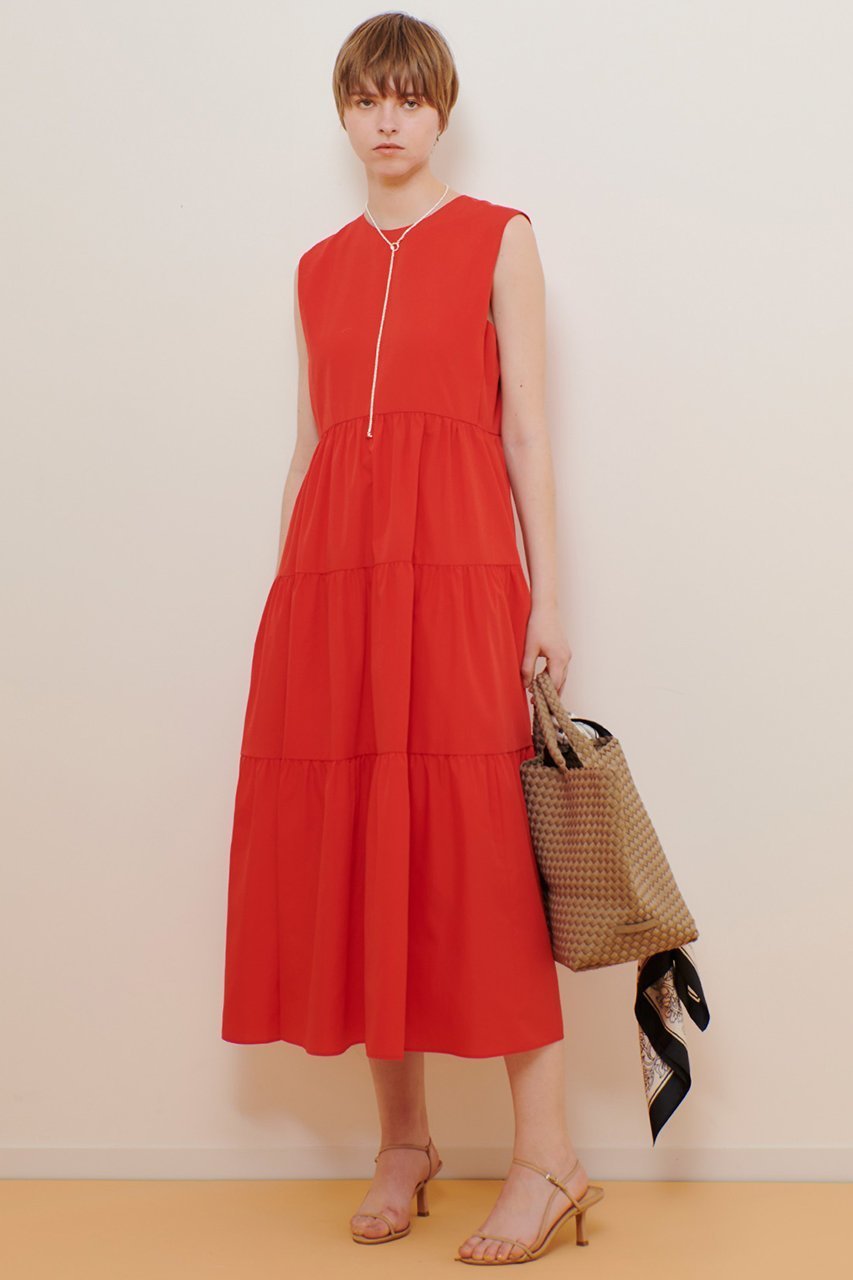【アルアバイル/allureville】のタイプライターティアードワンピース 人気、トレンドファッション・服の通販 founy(ファニー) 　ファッション　Fashion　レディースファッション　Fashion for Women　ワンピース　Dresses　チュニック　Tunic Tops & Dresses　タイプライター　Typewriter Fabric, Crisp Cotton　チュニック　Tunic, Long Top　ロング　Long, Long-Length　エレガント 上品　Elegant　再入荷　Restock / Back in Stock　 other-1|ID: prp329100004499275 ipo3291000000032810555