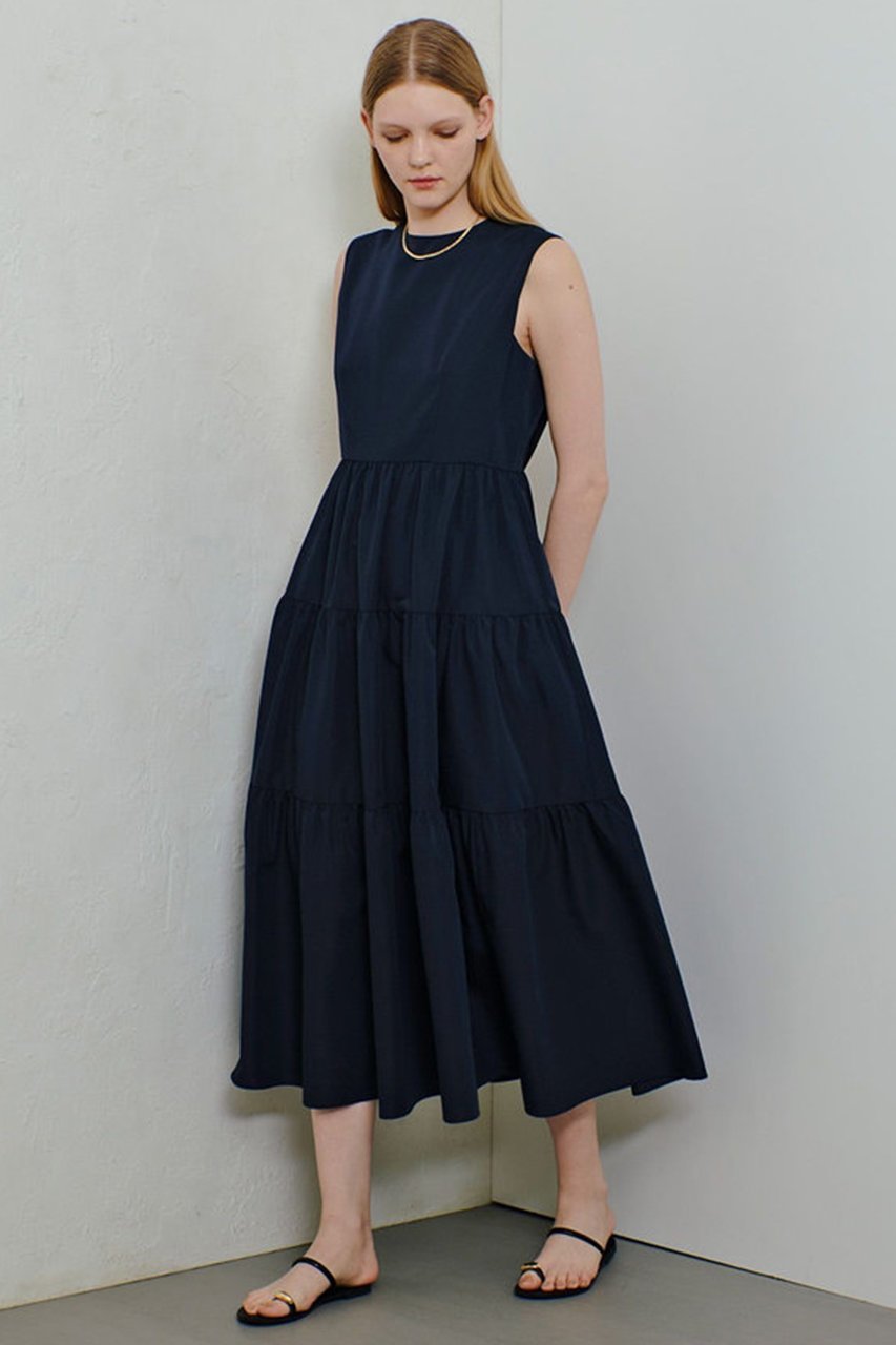 【アルアバイル/allureville】のタイプライターティアードワンピース 人気、トレンドファッション・服の通販 founy(ファニー) 　ファッション　Fashion　レディースファッション　Fashion for Women　ワンピース　Dresses　チュニック　Tunic Tops & Dresses　タイプライター　Typewriter Fabric, Crisp Cotton　チュニック　Tunic, Long Top　ロング　Long, Long-Length　エレガント 上品　Elegant　再入荷　Restock / Back in Stock　other-7|ID: prp329100004499275 ipo3291000000032810564