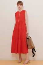 【アルアバイル/allureville】のタイプライターティアードワンピース 人気、トレンドファッション・服の通販 founy(ファニー) ファッション Fashion レディースファッション Fashion for Women ワンピース Dresses チュニック Tunic Tops & Dresses タイプライター Typewriter Fabric, Crisp Cotton チュニック Tunic, Long Top ロング Long, Long-Length エレガント 上品 Elegant 再入荷 Restock / Back in Stock thumbnail レッド|ID: prp329100004499275 ipo3291000000035054244