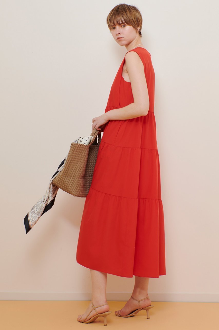 【アルアバイル/allureville】のタイプライターティアードワンピース 人気、トレンドファッション・服の通販 founy(ファニー) 　ファッション　Fashion　レディースファッション　Fashion for Women　ワンピース　Dresses　チュニック　Tunic Tops & Dresses　タイプライター　Typewriter Fabric, Crisp Cotton　チュニック　Tunic, Long Top　ロング　Long, Long-Length　エレガント 上品　Elegant　再入荷　Restock / Back in Stock　other-4|ID: prp329100004499275 ipo3291000000035054247