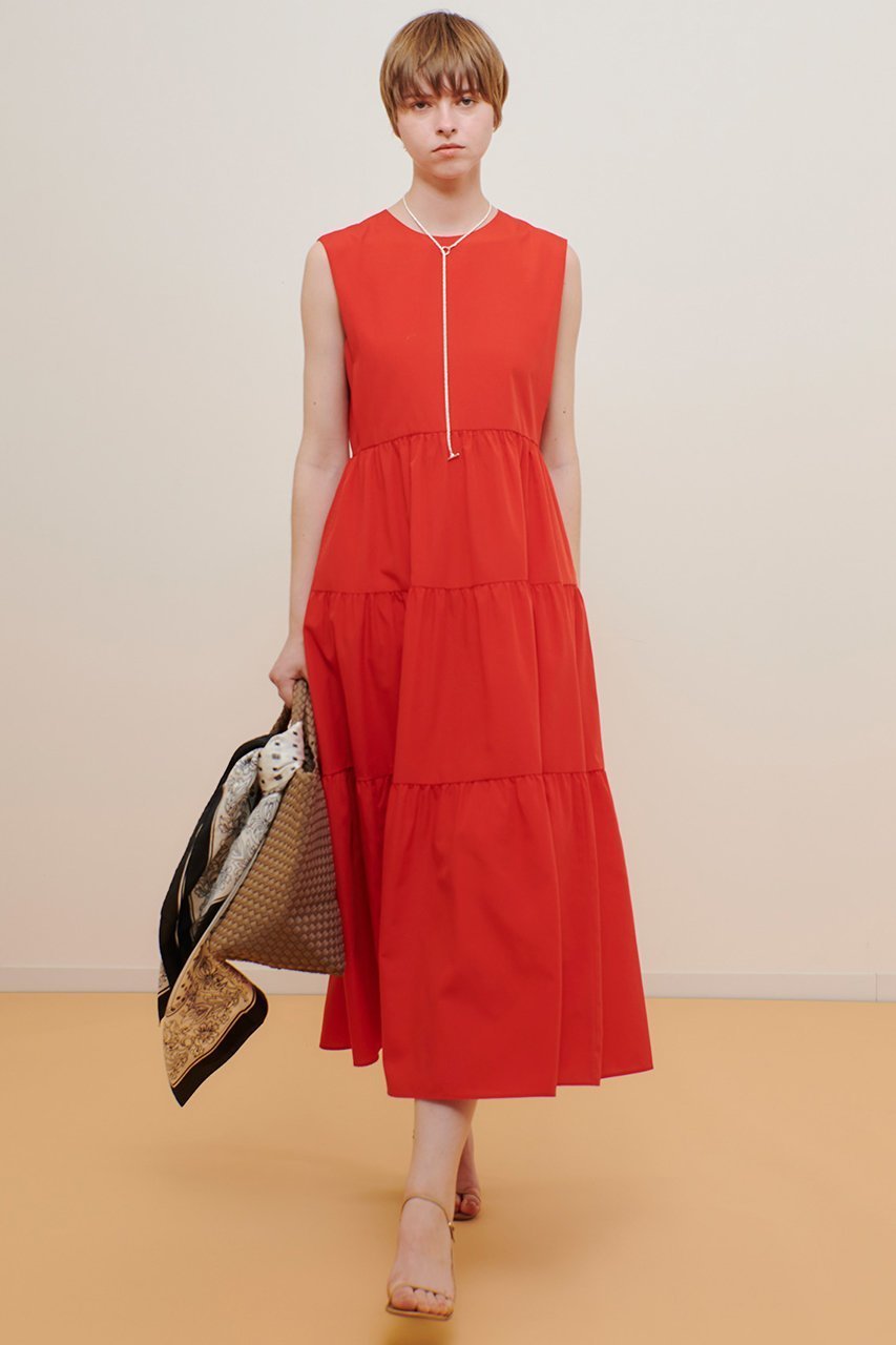 【アルアバイル/allureville】のタイプライターティアードワンピース 人気、トレンドファッション・服の通販 founy(ファニー) 　ファッション　Fashion　レディースファッション　Fashion for Women　ワンピース　Dresses　チュニック　Tunic Tops & Dresses　タイプライター　Typewriter Fabric, Crisp Cotton　チュニック　Tunic, Long Top　ロング　Long, Long-Length　エレガント 上品　Elegant　再入荷　Restock / Back in Stock　other-6|ID: prp329100004499275 ipo3291000000035054249