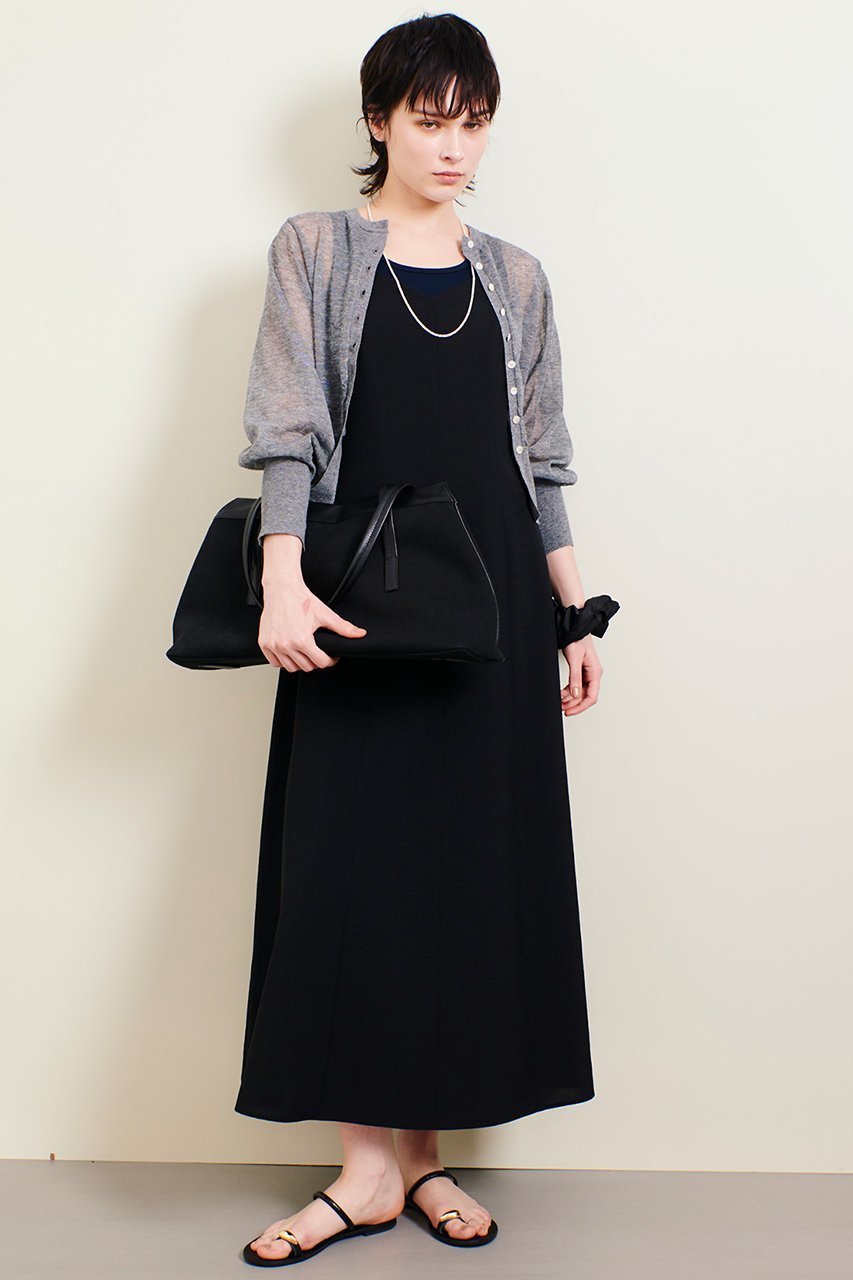 【アルアバイル/allureville】のバックコンシャスキャミワンピース 人気、トレンドファッション・服の通販 founy(ファニー) 　ファッション　Fashion　レディースファッション　Fashion for Women　ワンピース　Dresses　キャミソールワンピース　Camisole Dresses　チュニック　Tunic Tops & Dresses　おすすめ　Recommended / Our Picks　インナー　Innerwear　カーディガン　Cardigan, Knitwear　コンパクト　Compact, Small Size　タンク　Tank Top, Sleeveless Top　チュニック　Tunic, Long Top　フェミニン　Feminine, Girly　フレア　Flare, Flared　ロング　Long, Long-Length　エレガント 上品　Elegant　羽織　Haori, Light Jacket　other-8|ID: prp329100004499277 ipo3291000000032707567
