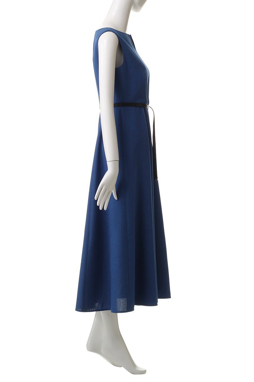 【アルアバイル/allureville】のリネンライクオックスノースリワンピース 人気、トレンドファッション・服の通販 founy(ファニー) 　ファッション　Fashion　レディースファッション　Fashion for Women　ワンピース　Dresses　チュニック　Tunic Tops & Dresses　チュニック　Tunic, Long Top　ノースリーブ　Sleeveless, No-Sleeve　フィット　Fit, Slim Fit　フェイクレザー　Faux Leather, PU Leather　フレア　Flare, Flared　ロング　Long, Long-Length　夏　Summer　other-3|ID: prp329100004499278 ipo3291000000036259711