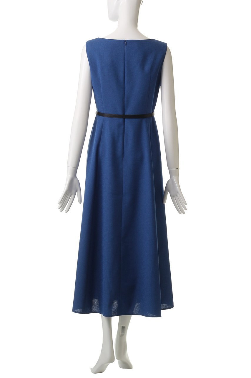 【アルアバイル/allureville】のリネンライクオックスノースリワンピース 人気、トレンドファッション・服の通販 founy(ファニー) 　ファッション　Fashion　レディースファッション　Fashion for Women　ワンピース　Dresses　チュニック　Tunic Tops & Dresses　チュニック　Tunic, Long Top　ノースリーブ　Sleeveless, No-Sleeve　フィット　Fit, Slim Fit　フェイクレザー　Faux Leather, PU Leather　フレア　Flare, Flared　ロング　Long, Long-Length　夏　Summer　other-4|ID: prp329100004499278 ipo3291000000036259712